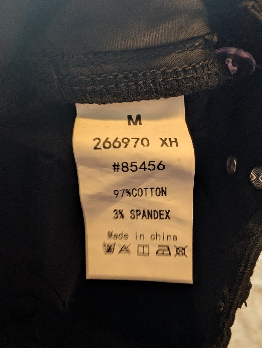 Flamingals Midrise Solid Front Seam Straight Leg Black Pants NWT Medium - Picture 7 of 8